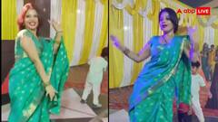 बंदूक चलेगी गाने पर हरी साड़ी वाली भाभी ने लगाए जोरदार ठुमके, यूजर्स बोले- फायर है यह तो