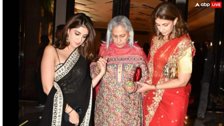 नातिन नव्या और बेटी श्वेता ने पार्टी में जया बच्चन का ऐसे रखा ध्यान, फोटोज देख फैंस बोले- 'तीन पीढ़ियां एक साथ'