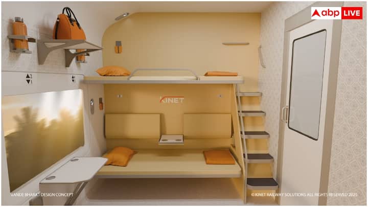 यह ट्रेन भारत की पहली हाई-स्पीड लग्जरी स्लीपर ट्रेन होगी, जिसमें नॉइज-फ्री इंटीरियर, ऑटोमैटिक डोर, सेंसर लाइटिंग और हर बर्थ पर चार्जिंग की सुविधा होगी. महाराष्ट्र के लातूर में इन कोच का निर्माण चल रहा है और यह ट्रेन भारतीय रेल में आराम और तकनीक का नया अध्याय लिखेगी.