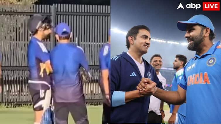 वनडे कप्तानी छिनने के बाद रोहित शर्मा ने पहली बार की गौतम गंभीर से बात, ऑस्ट्रेलिया से सामने आई पहली तस्वीर