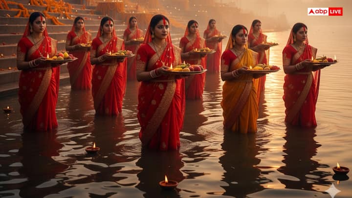 छठ महापर्व यह पूरी दुनिया का मात्र एक ऐसा त्योहार है जिसमें डूबते सूर्य की भी पूजा की जाती है. छठ पर्व में आपने यह जरूर देखा होगा कि, सुहागिन महिलाएं नाक तक सिंदूर लगाती है. क्या आपने कभी सोचा है कि सुहागिन महिलाएं नाक तक सिंदूर क्यों लगाती है? तो आइए जानें कि छठ पर्व पर सुहागिन महिलाएं अपनी नाक से लेकर मांग तक सिंदूर क्यों लगाती है? इसके धार्मिक महत्व जानें.