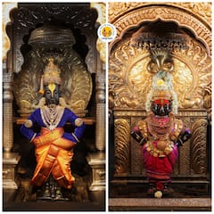 आज दिपावलीचा पहिला दिवस! विठ्ठल-रुक्मिणीला मौल्यवान दागिन्यांनी सजवलं