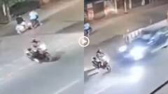 Video: रोड क्रॉस कर रही स्कूटी सवार महिला को SUV ने रौंदा, मारी जोरदार टक्कर, सामने आया वीडियो