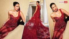 लाल परी बन दिवाली पार्टी में छाईं प्रियंका चोपड़ा, रेड साड़ी-गाउन में देखें सिजलिंग अवतार