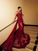 Priyanka Chopra Serves Festive Glam In Sequined Red Gown At Diwali Ball; PICS