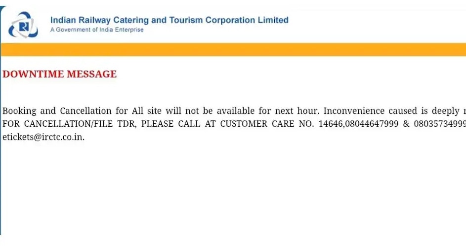 दिवाली के दौरान IRCTC की वेबसाइट और ऐप डाउन, तत्काल टिकट बुक नहीं हो रहे