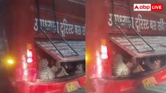 सर गरीबी भी तो देख लो... सामान रखने वाली बस की डिग्गी में मिली सवारी तो दो फाड़ हुए यूजर्स, देखें वीडियो