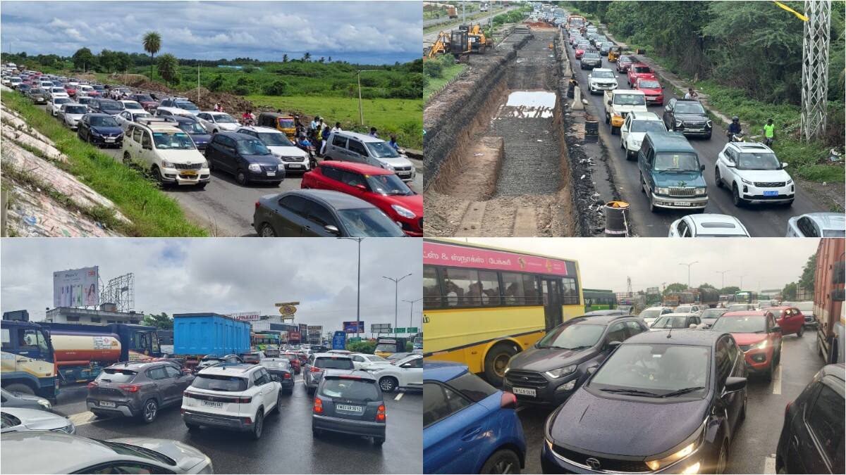 விக்கிரவாண்டி சுங்கச்சாவடியில் தீபாவளி நெரிசல்: 63,000 வாகனங்கள் கடந்து சென்றன! உங்க ஊருக்குப் போக முடியலையா?