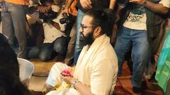 Rishab Shetty Visits Kashi Vishwanath, Offers Prayers After Kantara Success; PICS