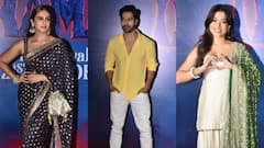 Thamma Screening: शरारा सूट में रश्मिका मंदाना ने ढाया कहर, कूल लुक में पहुंचे वरुण धवन, देखें स्टार्स की तस्वीरें