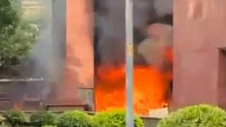 Massive Fire Erupts At Rajya Sabha MPs' Flats In Delhi; 6 Tenders Rush To Spot