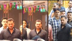 एयरपोर्ट पर दिखा सलमान खान का स्वैग, चारों ओर सिक्योरिटी से घिरे आए नजर, पैप्स को दिए कूल पोज