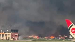 Dhaka Airport Suspends All Flights After Massive Fire Breaks Out At Cargo Terminal: VIDEO