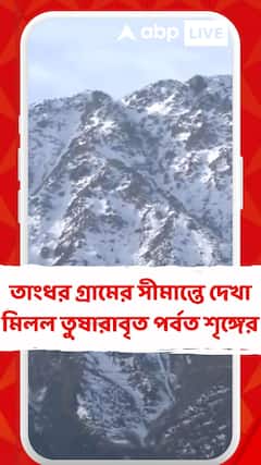 Jammu and Kashmir : জম্মু-কাশ্মীরের কুপওয়ারা জেলার তাংধর গ্রামের সীমান্ত অঞ্চলে দেখা মিলল তুষারাবৃত পর্বত শৃঙ্গের