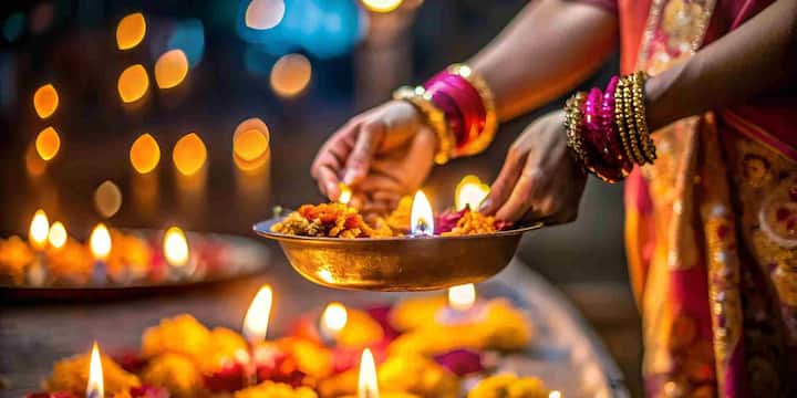 WhatsApp ऐप खोलें. किसी भी चैट को ओपन करें और टेक्स्ट बॉक्स के पास बने स्टिकर आइकन पर टैप करें. नीचे की ओर दिख रहे ‘+’ आइकन पर क्लिक करें. लिस्ट में से Happy Diwali Sticker Pack ढूंढें और डाउनलोड पर टैप करें. अब उस चैट पर जाएं जिसे आप शुभकामना भेजना चाहते हैं. स्टिकर सेक्शन में से दिवाली वाला स्टिकर चुनें. अपनी पसंद का एनिमेटेड स्टिकर भेजें और फेस्टिव मूड में खुशियां बांटें.