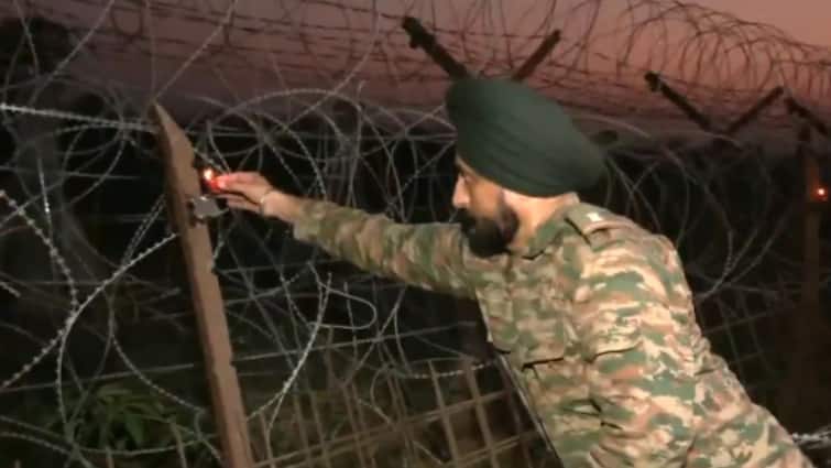 Festival On Frontlines: Army Jawans Light Up Border With Diyas On Diwali — WATCH
