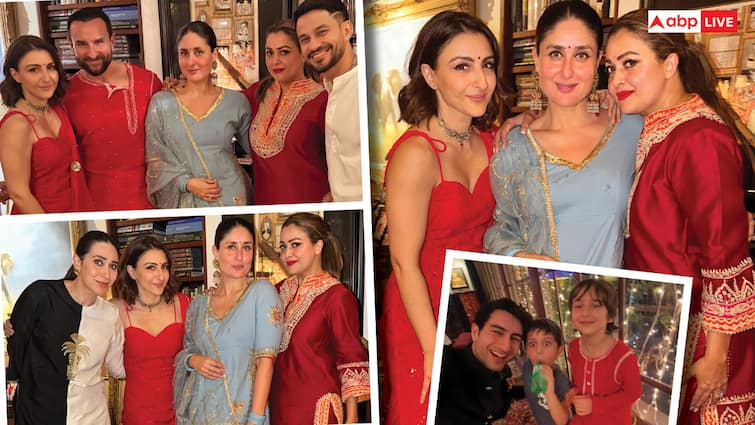 सैफ-करीना ने फैमिली संग मनाया धनतेरस का जश्न, ट्रेडिशनल लुक में दिखी पटौदी फैमिली सैफ-करीना ने फैमिली संग मनाया धनतेरस का जश्न, ट्रेडिशनल लुक में दिखी पटौदी फैमिली