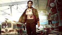 ప్లాట్ ఫాంపై శవాలు... చేతిలో గన్ - ఇంటెన్స్ లుక్‌లో సంయుక్త... మూవీ ఏంటో తెలుసా?