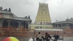 Devotees Flock To Rameswaram Temple Despite Heavy Rain In TN On Diwali; Chennai Hit By Torrential Downpour