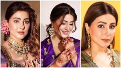 लक्ष्मी पूजा में हिना खान की तरह ट्रेडिशनल लुक अपना दिखें एकदम अलग