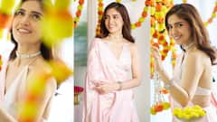 Bhumi Pednekar: दिवाळीच्या खास प्रसंगी भूमि पेडणेकरचा स्टायलिश अंदाज; गुलाबी साडीमध्ये दिसतेय ग्लॅमरस!