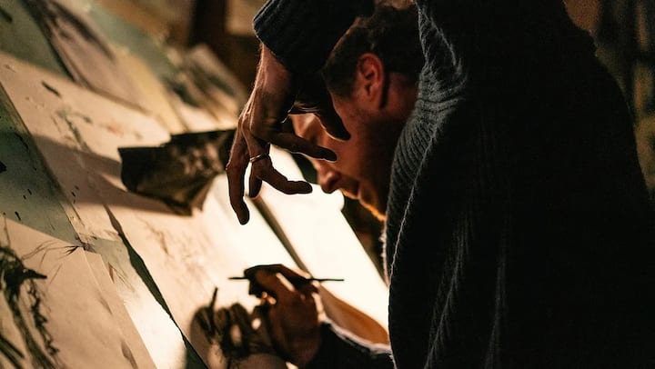 'The Thing with Feathers' is a drama film. Which has been directed by Dylan Southern. It includes stars like Benedict Cumberbatch, David Thewlis, Jesse Cave, Sam Spruell. This film is being released on 24 October 2025.