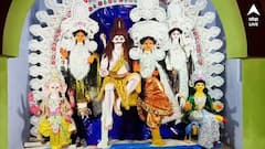 পরম্পরা মেনেই কালীপুজোর দিনেই দুর্গাপুজোয় মেতে উঠেছে বিষ্ণুপুরের রক্ষিত পরিবার