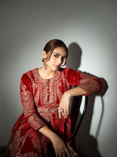 लाल जोड़ा पहन 'महारानी' बनीं हुमा कुरैशी, एक-एक तस्वीर देख कहेंगे- 'माशाल्लाह'