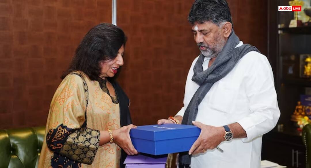 शादी का न्योता या नाराजगी की बैठक? किरण मजूमदार-शॉ और डिप्टी सीएम डीके शिवकुमार के बीच बैठक में हुई क्या चर्चा? wedding invitation or meeting of displeasure Kiran Mazumdar-Shaw and Deputy CM DK Shivakumar meeting शादी का न्योता या नाराजगी की बैठक? किरण मजूमदार-शॉ और डिप्टी सीएम डीके शिवकुमार के बीच बैठक में हुई क्या चर्चा?