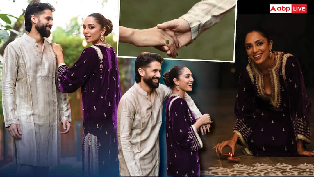नागा चैतन्य ने दूसरी बीवी संग मनाई पहली दिवाली, हाथों में हाथ डालकर शोभिता धुलिपाला संग दिए पोज