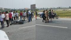 अलीगढ़ में रोडवेज बस ने बाइक को मारी टक्कर, पति-पत्नी की दर्दनाक मौत, बच्चे की हालत नाजुक