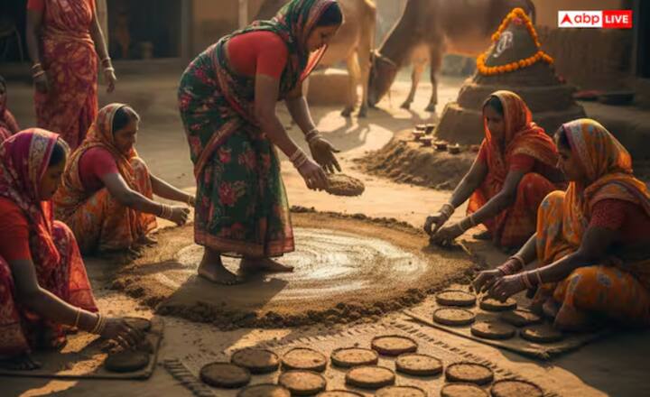 ਇਹ ਮੰਨਿਆ ਜਾਂਦਾ ਹੈ ਕਿ ਗੋਵਰਧਨ ਪੂਜਾ ਤੋਂ ਬਾਅਦ, ਤੁਹਾਨੂੰ ਆਪਣੇ ਘਰ ਦੇ ਵਿਹੜੇ ਨੂੰ ਗਾਂ ਦੇ ਗੋਬਰ ਨਾਲ ਲੀਪਣਾ ਚਾਹੀਦਾ ਹੈ ਤਾਂ ਜੋ ਦੇਵੀ ਲਕਸ਼ਮੀ ਦੀ ਨਿਰੰਤਰ ਮੌਜੂਦਗੀ ਅਤੇ ਭਗਵਾਨ ਕ੍ਰਿਸ਼ਨ ਦੇ ਆਸ਼ੀਰਵਾਦ ਨੂੰ ਯਕੀਨੀ ਬਣਾਇਆ ਜਾ ਸਕੇ। ਔਰਤਾਂ ਪੂਜਾ ਤੋਂ ਬਾਅਦ ਬਚੇ ਹੋਏ ਗਾਂ ਦੇ ਗੋਬਰ ਨਾਲ ਪਾਥੀਆਂ ਬਣਾ ਸਕਦੀਆਂ ਹਨ, ਜਿਸ ਨੂੰ ਤੁਸੀਂ ਘਰ ਵਿੱਚ ਵਰਤ ਸਕਦੇ ਹੋ।