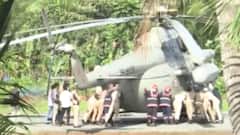 President Murmu's Chopper Gets Stuck As Newly-Concreted Helipad Sinks In Kerala: WATCH