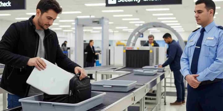 With the development of technology, new generation CT Scan X-Ray machines are now being installed in some countries which show a 3D view of everything inside the bag. With the help of these machines, passengers do not need to take out their laptops or electronic devices. However, in many countries including India, this facility has not yet been implemented at all airports.
