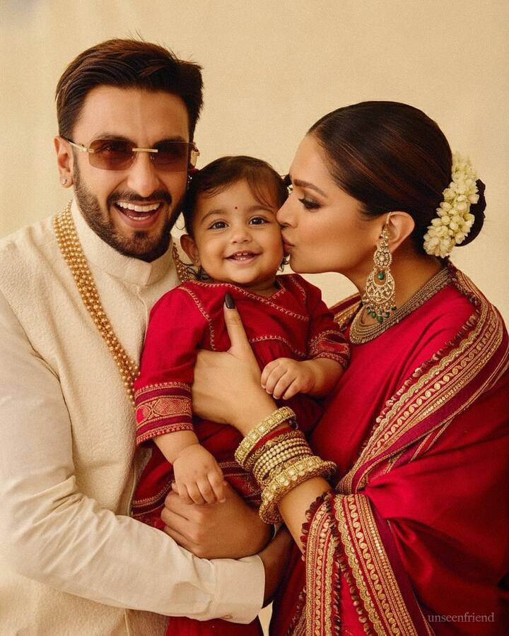 दीपिका और रणवीर की बेटी की फोटोज पर फैंस ढेर सारा प्यार लुटा रहे हैं.