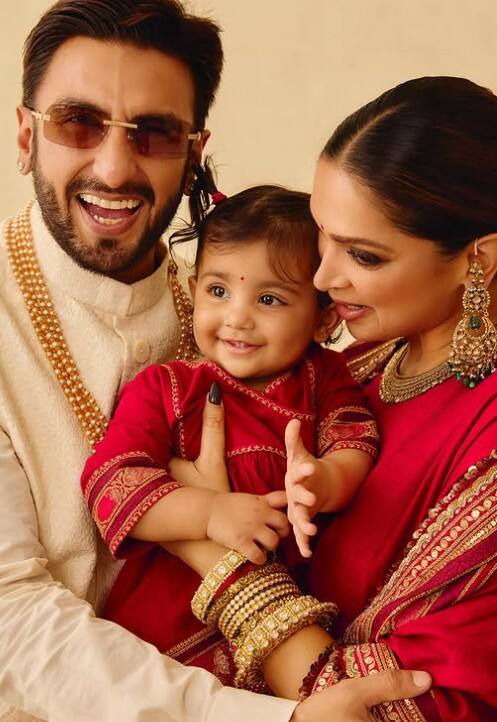 ਦੀਪਿਕਾ-ਰਣਵੀਰ ਨੇ ਦਿਖਾਈ ਬੇਟੀ ਦੁਆ ਦੀ ਪਹਿਲੀ ਝਲਕ, ਫੈਨਜ਼ ਲੁਟਾ ਰਹੇ ਪਿਆਰ