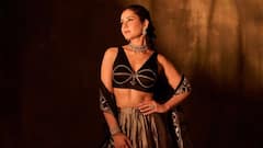 Raashii Khanna Serves Royal Vintage Glam In Black & Gold Festive Couture