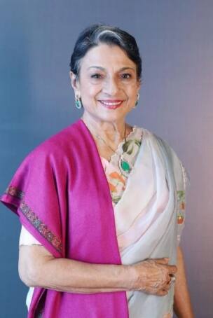 Actress Tanuja was one of the top actresses of her time.