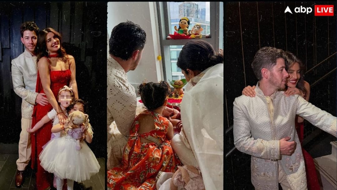 पति निक और बेटी मालती संग प्रियंका चोपड़ा ने की लक्ष्मी पूजा, फैमिली और दोस्तों संग सेलिब्रेट की दिवाली