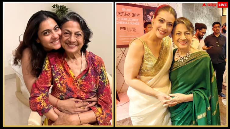 82 की उम्र में भी बेटी काजोल को टक्कर देती हैं मां तनुजा, साड़ी में जीत लेती हैं दिल