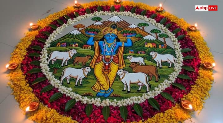 पूजा के दौरान गोवर्धन की परिक्रमा करना महत्वपूर्ण होता है. परिक्रमा करते समय जूते-चप्पल नहीं पहनें, बल्कि नंगे पैर ही परिक्रमा करें. साथ ही परिक्रमा को आधे में न छोड़े.