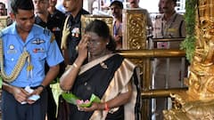 Droupadi Murmu Visits Sabarimala:  శబరిమల అయ్యప్ప స్వామిని దర్శించుకున్న రాష్ట్రపతి ద్రౌపది ముర్ము