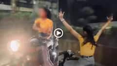 Video: सिर्फ लड़के ही क्यों करें! बिना हेलमेट पहने, हाथ छोड़कर लड़की ने बाइक से किए स्टंट, वीडियो वायरल