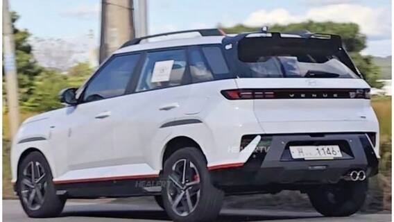 New 2025 Hyundai Venue N-Line Testing: What Changes Over The Standard Model?