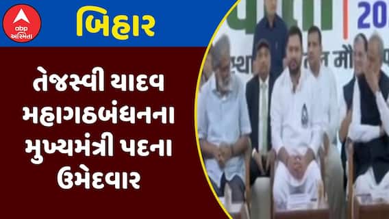 Bihar Election 2025: બિહાર વિધાનસભાની ચૂંટણીમાં તેજસ્વી યાદવ મહાગઠબંધનના મુખ્યમંત્રી પદના ઉમેદવાર