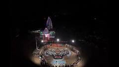 Team Dusshera Crafts A 50-Foot Rangoli Of Maa Vaghmata In Dang! Marks Onset Of Diwali With Locals