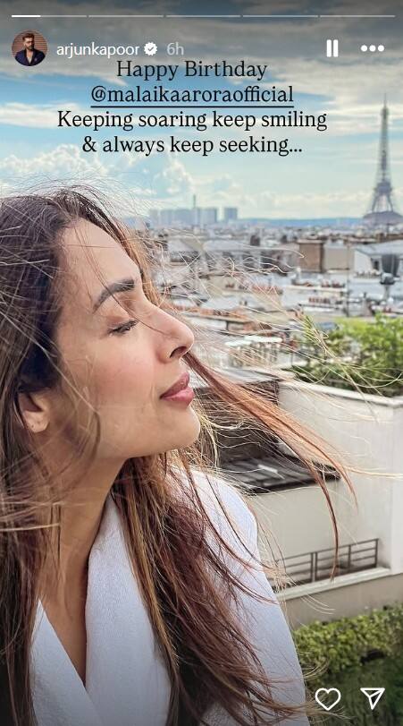 Let us tell you that on Malaika's birthday, her ex-boyfriend Arjun Kapoor has shared this picture of the actress and congratulated her on her birthday.