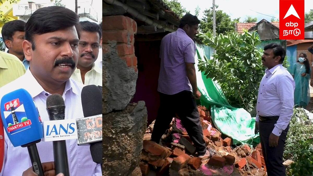 Dharmapuri Collector : மழையால் இடிந்த வீடு! SPOT-க்கு விரைந்த கலெக்டர் அதிரடி நடவடிக்கை