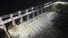 வீடூர் அணையில் 5647 கன அடி நீர் வெளியேற்றம்! கரையோர மக்களுக்கு வெள்ள அபாய எச்சரிக்கை!