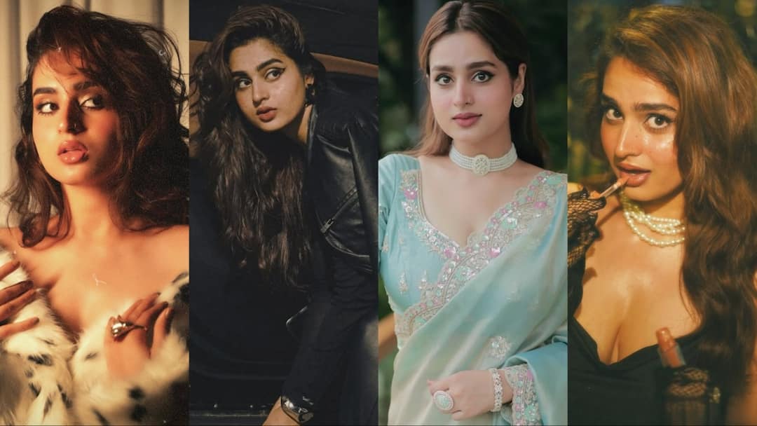 आयशा खान की 8 तस्वीरें: कभी साड़ी तो कभी वेस्टर्न ड्रेस में हुस्न के जलवे बिखेरती हैं कपिल की ‘दुल्हन’, अदाएं लूट लेंगी दिल